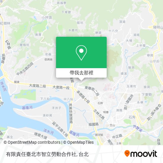 有限責任臺北市智立勞動合作社地圖