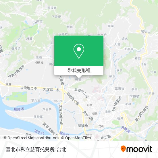 臺北市私立慈育托兒所地圖