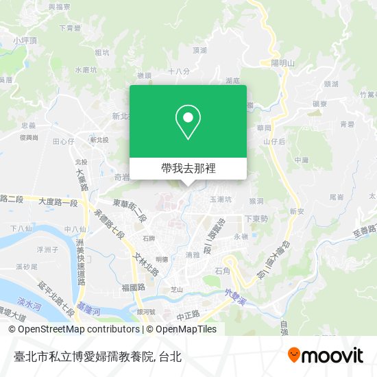 臺北市私立博愛婦孺教養院地圖