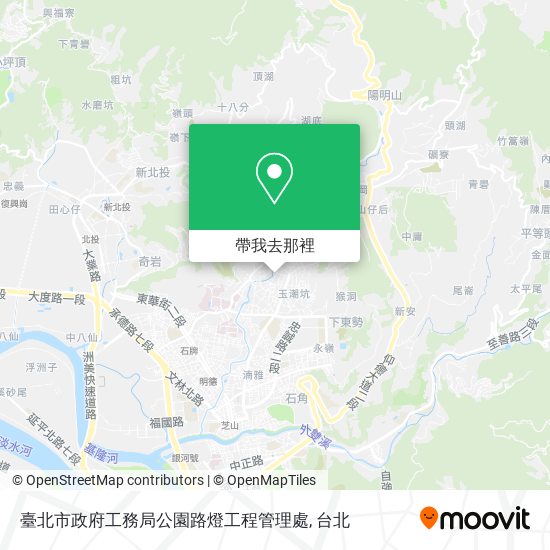 臺北市政府工務局公園路燈工程管理處地圖