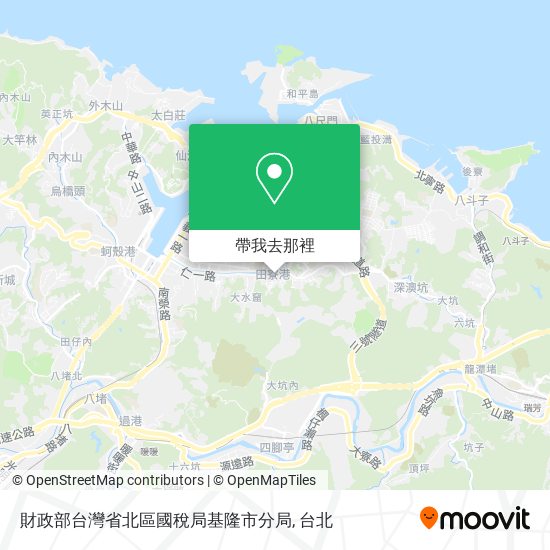 財政部台灣省北區國稅局基隆市分局地圖