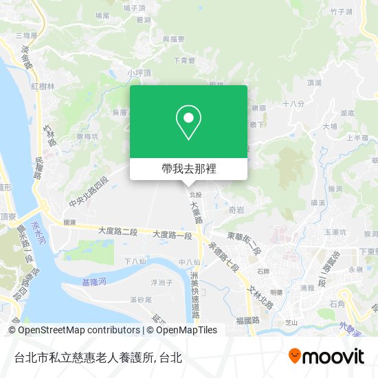台北市私立慈惠老人養護所地圖