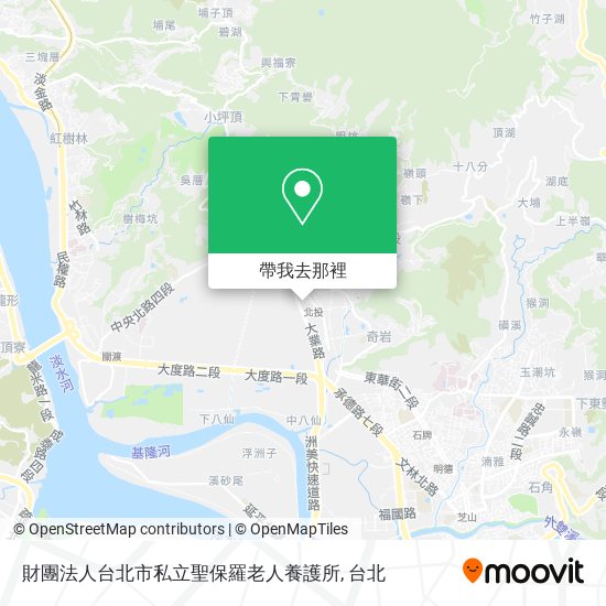 財團法人台北市私立聖保羅老人養護所地圖