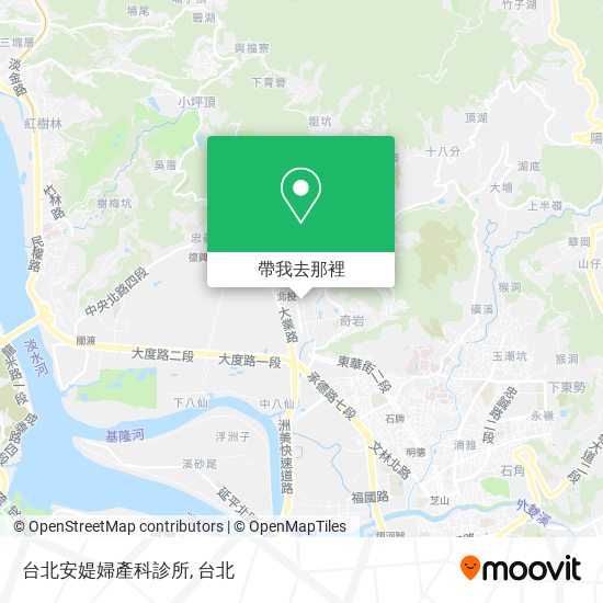 台北安媞婦產科診所地圖