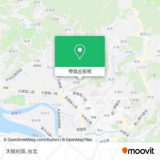 天硯社區地圖