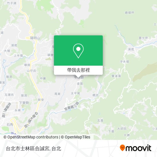 台北市士林區合誠宮地圖