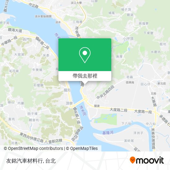 友銘汽車材料行地圖