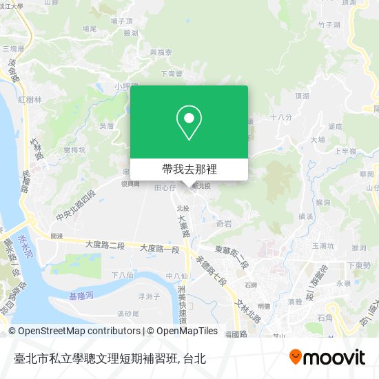 臺北市私立學聰文理短期補習班地圖