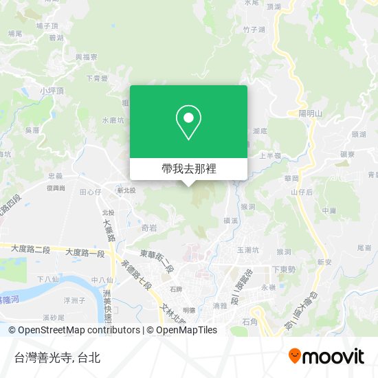 台灣善光寺地圖