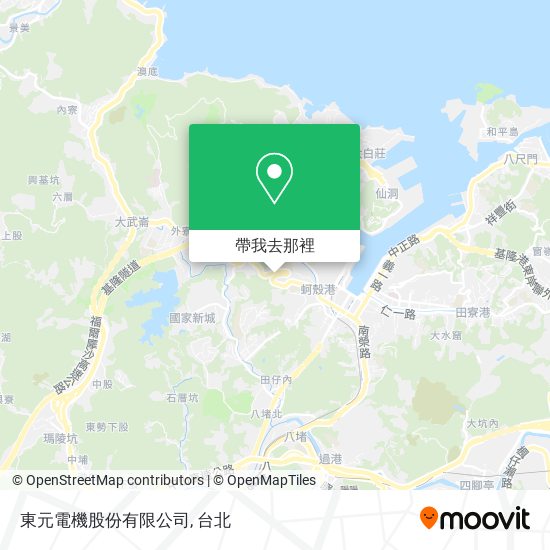 東元電機股份有限公司地圖