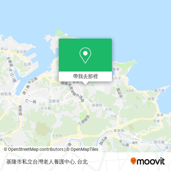 基隆市私立台灣老人養護中心地圖