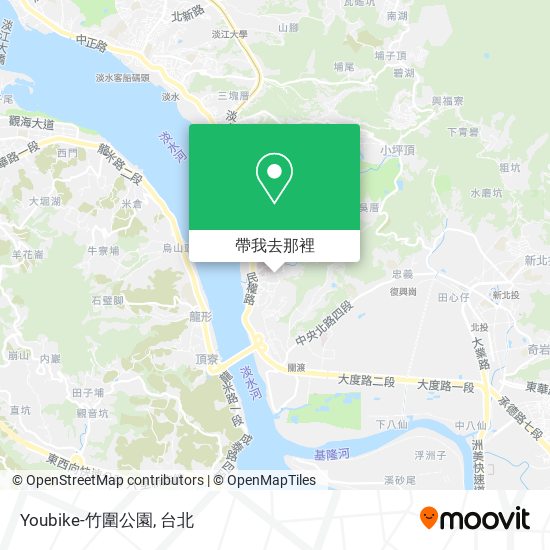 Youbike-竹圍公園地圖