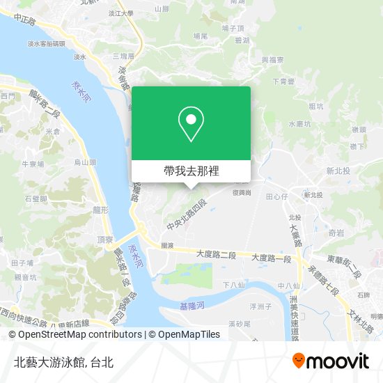 北藝大游泳館地圖