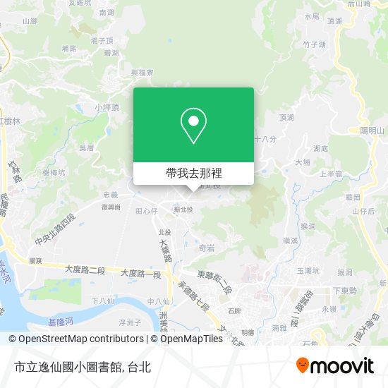 市立逸仙國小圖書館地圖