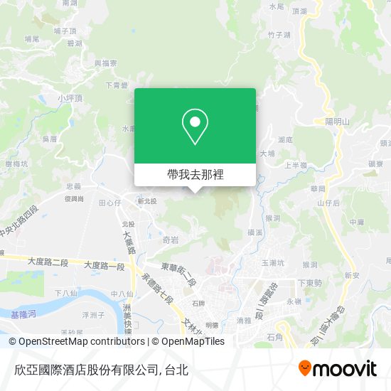 欣亞國際酒店股份有限公司地圖