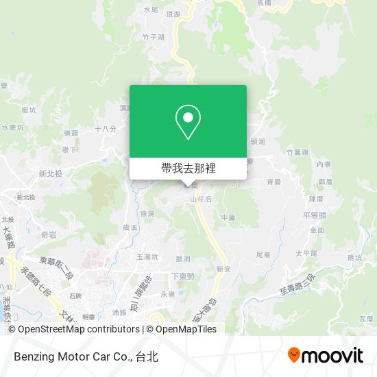 Benzing Motor Car Co.地圖