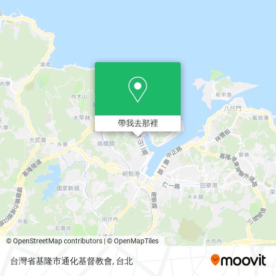 台灣省基隆市通化基督教會地圖