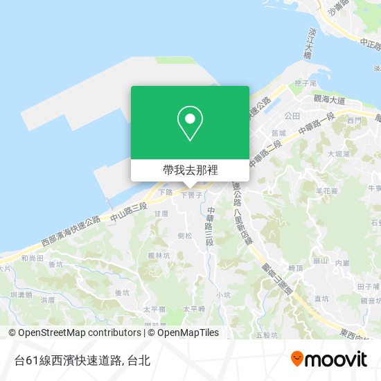 台61線西濱快速道路地圖