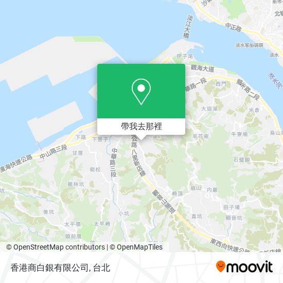 香港商白銀有限公司地圖