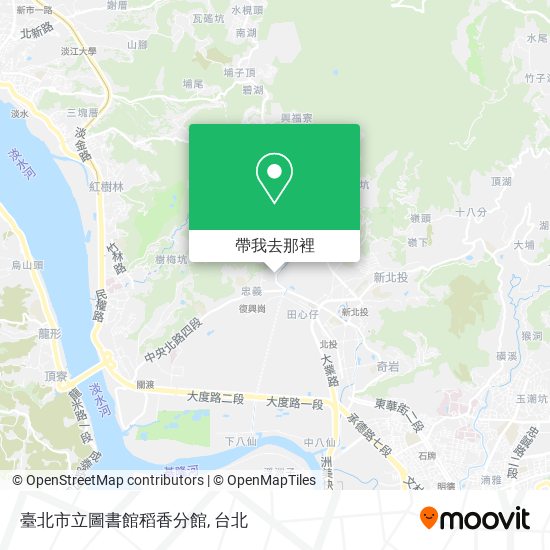 臺北市立圖書館稻香分館地圖