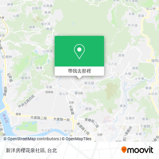 新洋房櫻花泉社區地圖