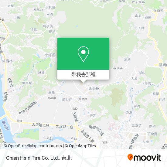Chien Hsin Tire Co. Ltd.地圖