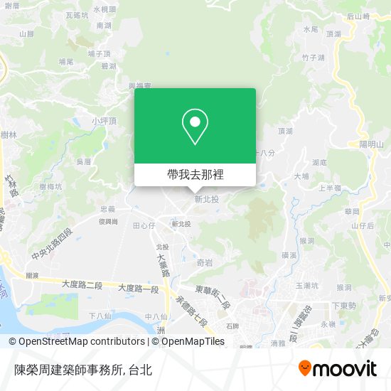 陳榮周建築師事務所地圖