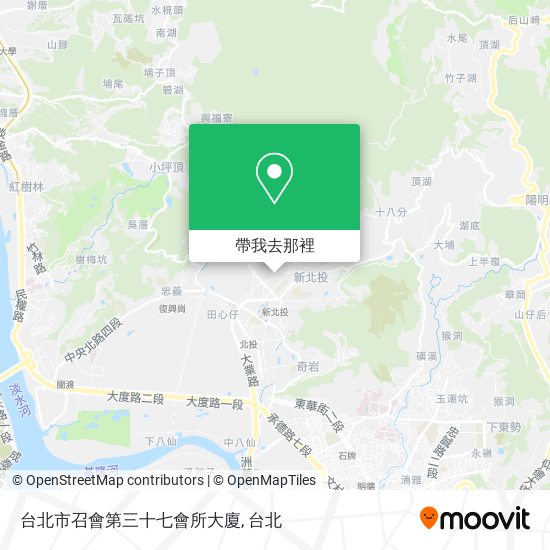 台北市召會第三十七會所大廈地圖