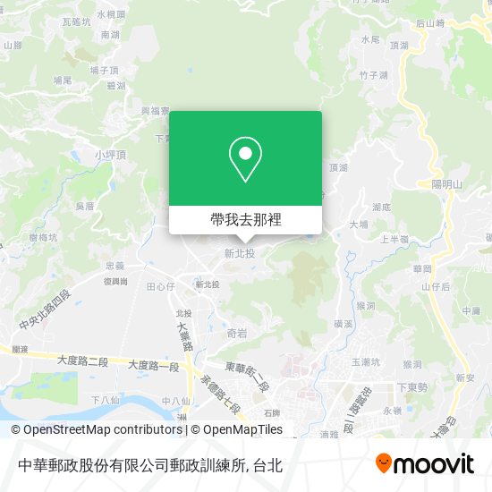 中華郵政股份有限公司郵政訓練所地圖
