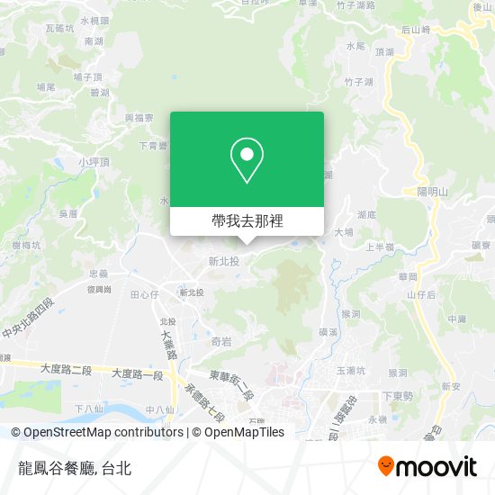 龍鳳谷餐廳地圖