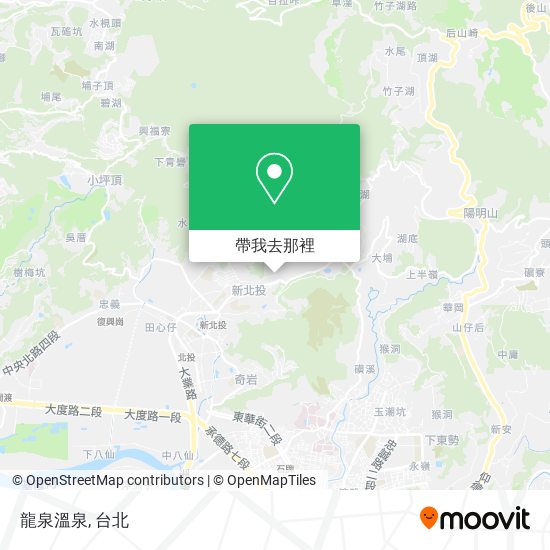 龍泉溫泉地圖