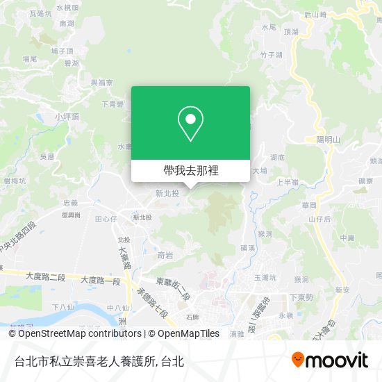 台北市私立崇喜老人養護所地圖