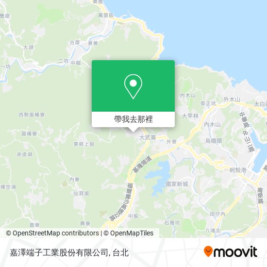 嘉澤端子工業股份有限公司地圖