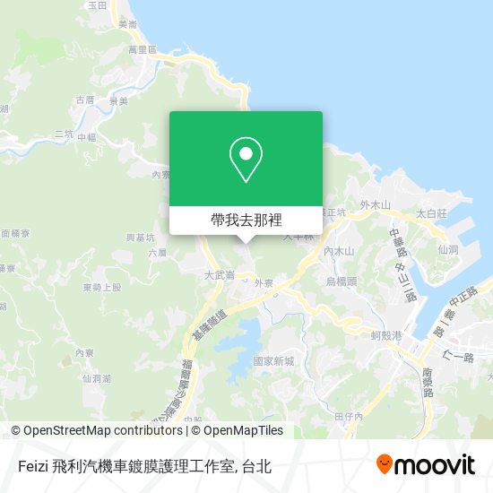 Feizi 飛利汽機車鍍膜護理工作室地圖