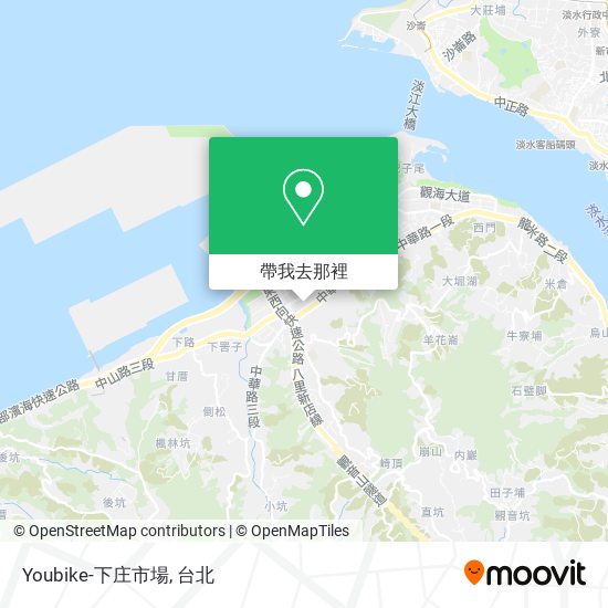 Youbike-下庄市場地圖