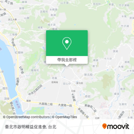 臺北市啟明權益促進會地圖