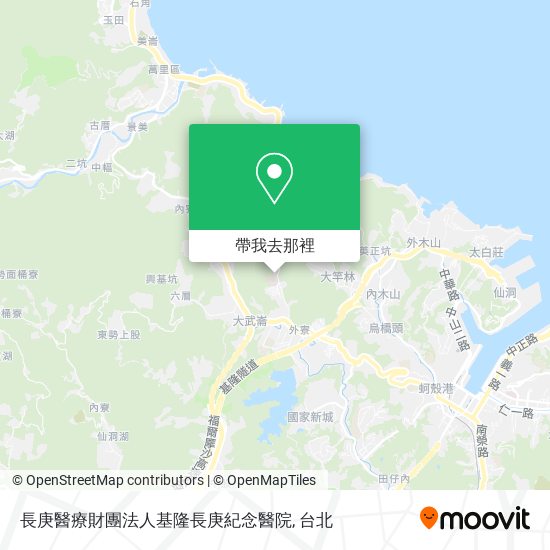 長庚醫療財團法人基隆長庚紀念醫院地圖