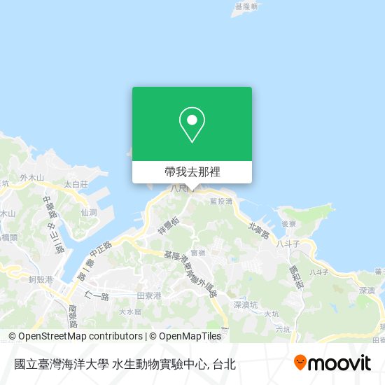 國立臺灣海洋大學 水生動物實驗中心地圖
