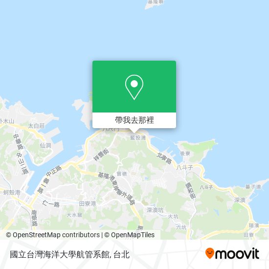 國立台灣海洋大學航管系館地圖