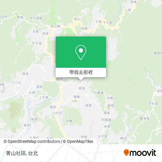 菁山社區地圖