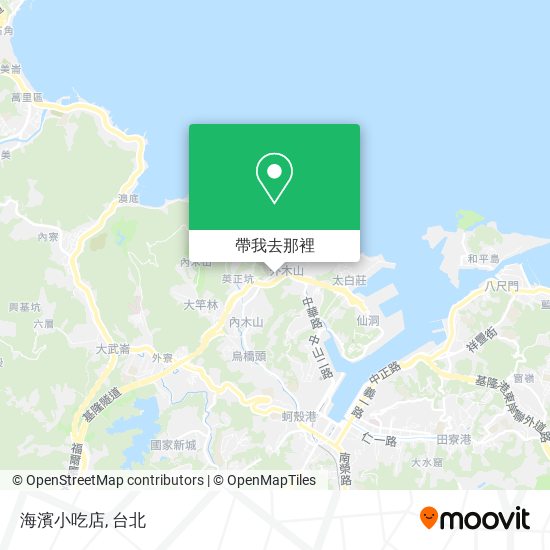 海濱小吃店地圖