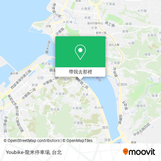 Youbike-龍米停車場地圖