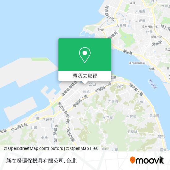 新在發環保機具有限公司地圖