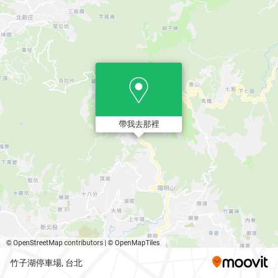 竹子湖停車場地圖