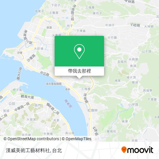 漢威美術工藝材料社地圖
