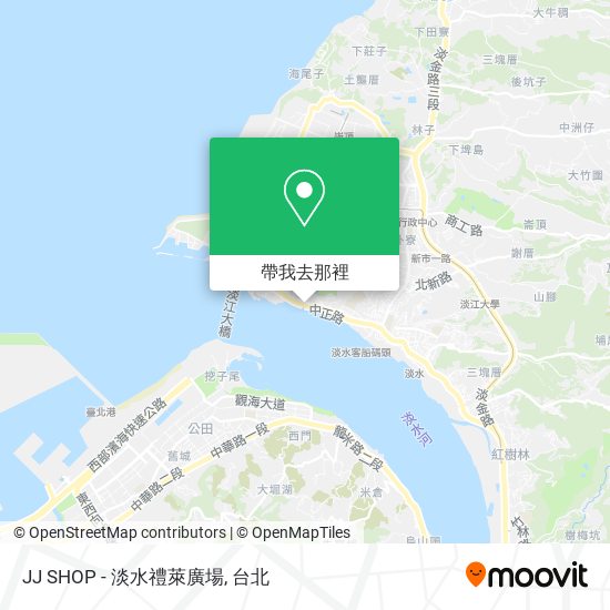 JJ SHOP - 淡水禮萊廣場地圖