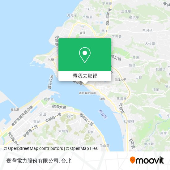 臺灣電力股份有限公司地圖