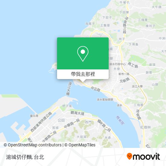 滬城切仔麵地圖