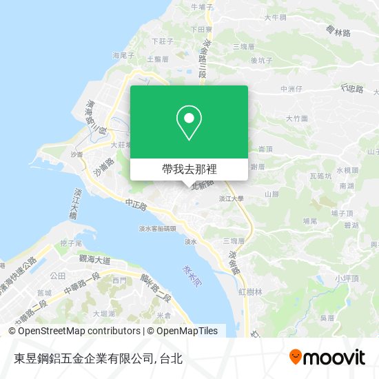 東昱鋼鋁五金企業有限公司地圖