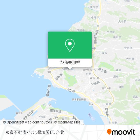 永慶不動產-台北灣加盟店地圖